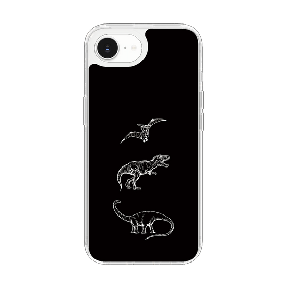 Slim Protection Case［ Dinosaurs No.1 - Black ］