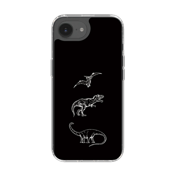 Slim Protection Case［ Dinosaurs No.1 - Black ］