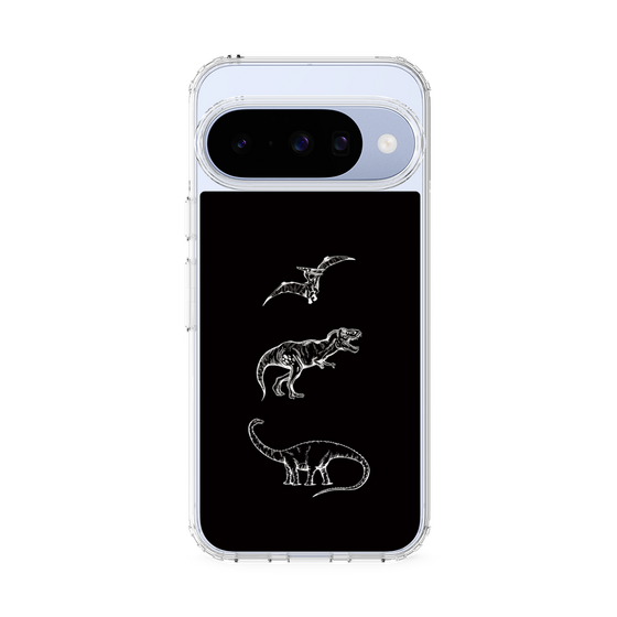 Slim Protection Case［ Dinosaurs No.1 - Black ］