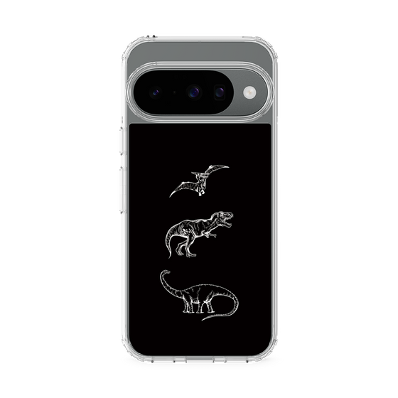 Slim Protection Case［ Dinosaurs No.1 - Black ］