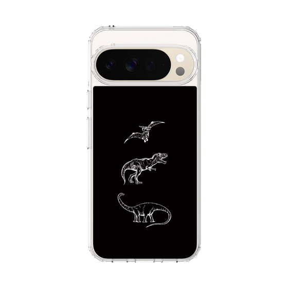 Slim Protection Case［ Dinosaurs No.1 - Black ］