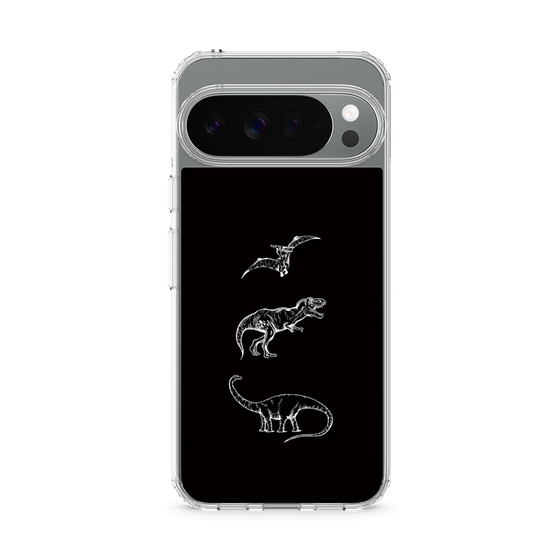 Slim Protection Case［ Dinosaurs No.1 - Black ］
