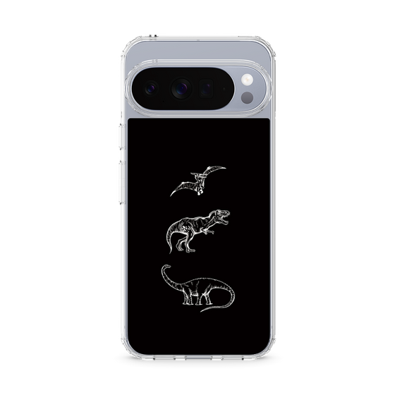 Slim Protection Case［ Dinosaurs No.1 - Black ］