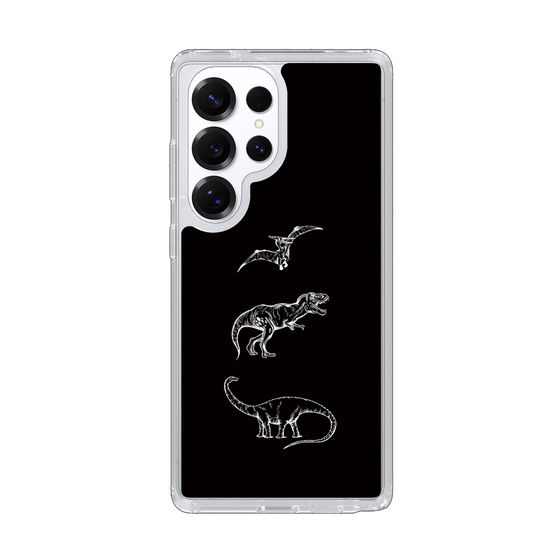 Slim Protection Case［ Dinosaurs No.1 - Black ］