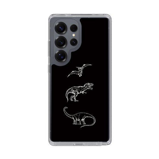 Slim Protection Case［ Dinosaurs No.1 - Black ］