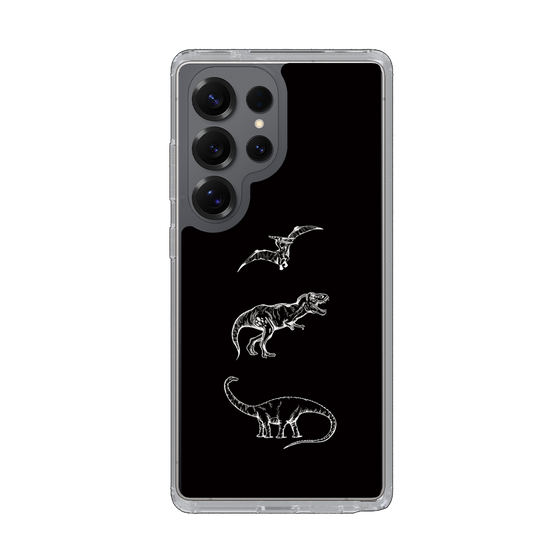 Slim Protection Case［ Dinosaurs No.1 - Black ］