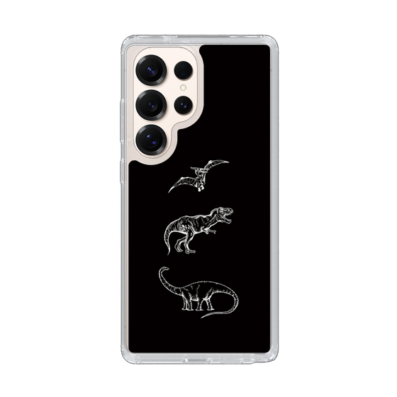 Slim Protection Case［ Dinosaurs No.1 - Black ］