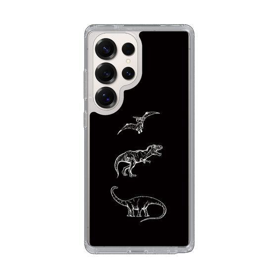 Slim Protection Case［ Dinosaurs No.1 - Black ］
