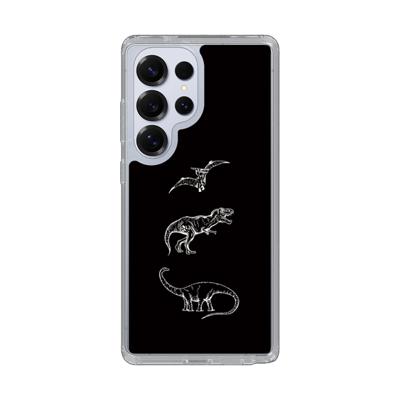 Slim Protection Case［ Dinosaurs No.1 - Black ］