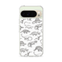 Slim Protection Case［ Dinosaurs No.2 - White ］