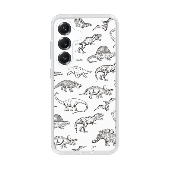 Slim Protection Case［ Dinosaurs No.2 - White ］