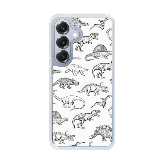 Slim Protection Case［ Dinosaurs No.2 - White ］