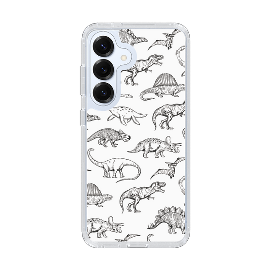 Slim Protection Case［ Dinosaurs No.2 - White ］
