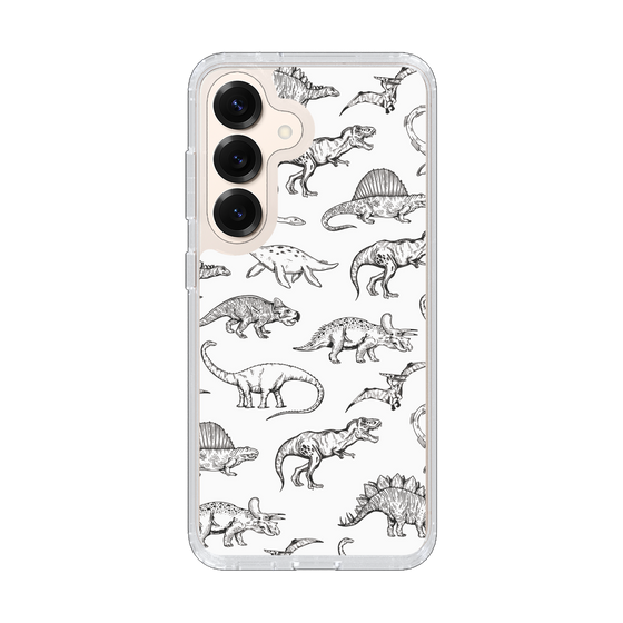 Slim Protection Case［ Dinosaurs No.2 - White ］