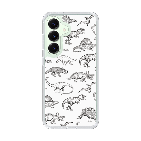 Slim Protection Case［ Dinosaurs No.2 - White ］