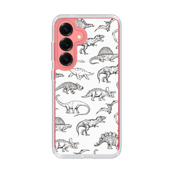 Slim Protection Case［ Dinosaurs No.2 - White ］