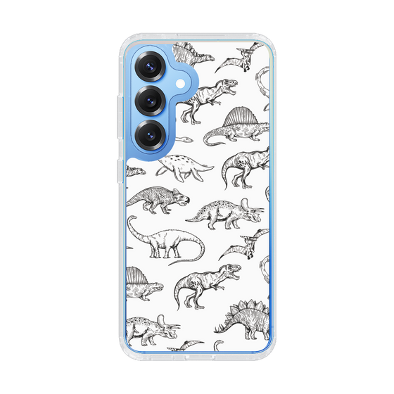 Slim Protection Case［ Dinosaurs No.2 - White ］