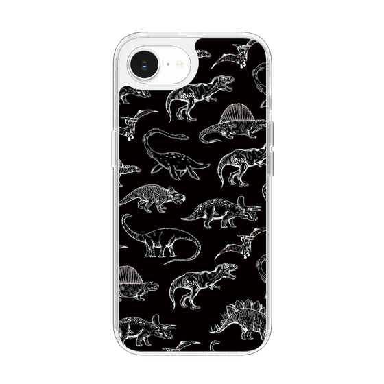 Slim Protection Case［ Dinosaurs No.2 - Black ］
