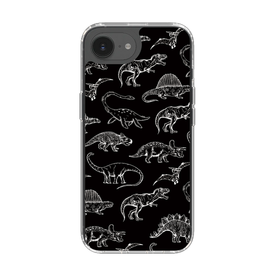 Slim Protection Case［ Dinosaurs No.2 - Black ］