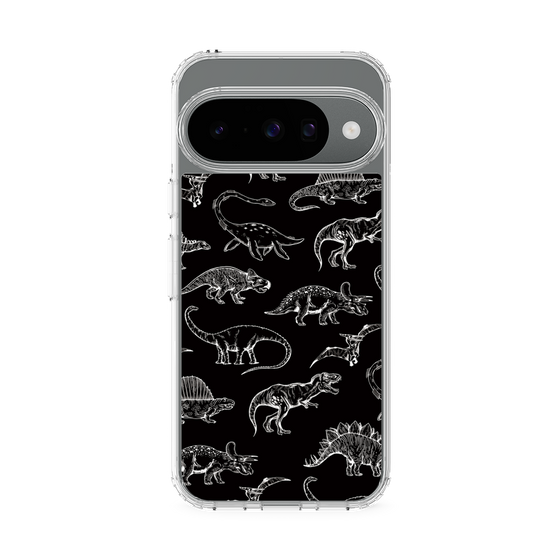 Slim Protection Case［ Dinosaurs No.2 - Black ］