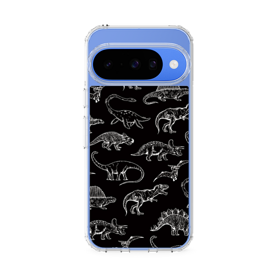 Slim Protection Case［ Dinosaurs No.2 - Black ］