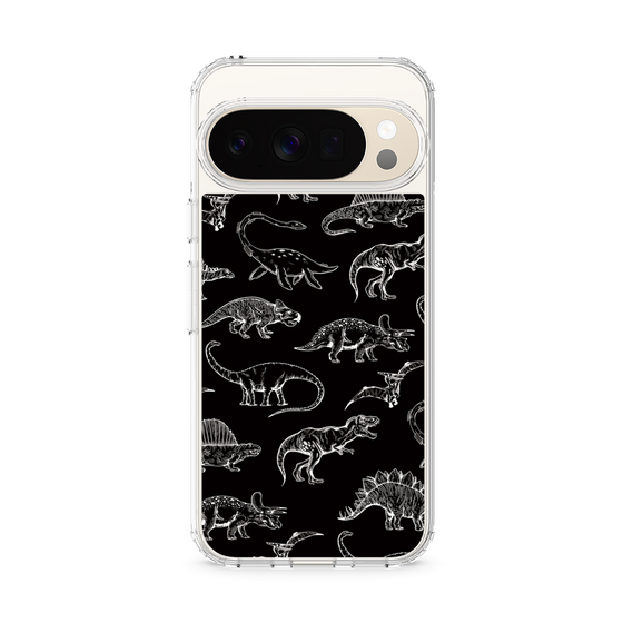 Slim Protection Case［ Dinosaurs No.2 - Black ］