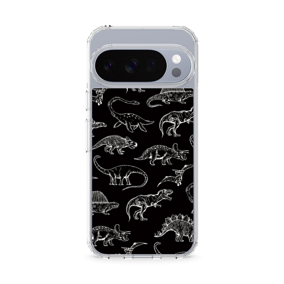 Slim Protection Case［ Dinosaurs No.2 - Black ］