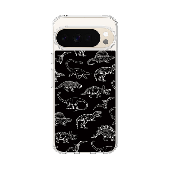 Slim Protection Case［ Dinosaurs No.2 - Black ］
