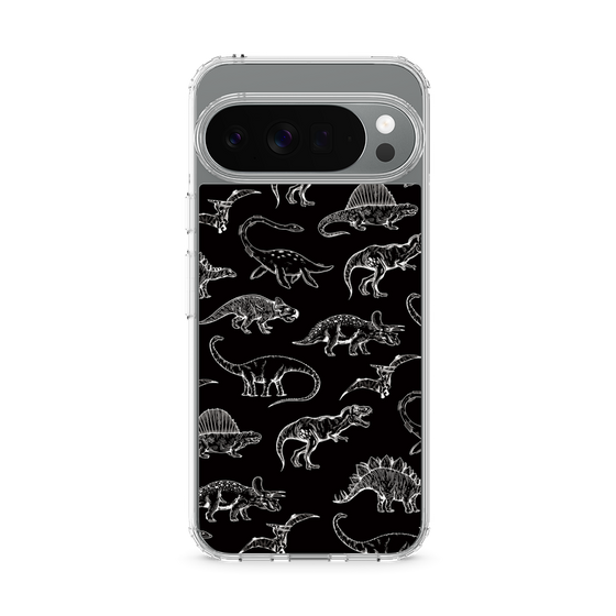 Slim Protection Case［ Dinosaurs No.2 - Black ］