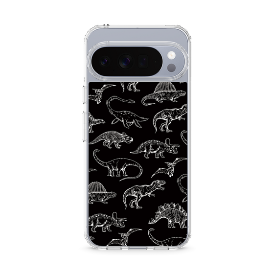Slim Protection Case［ Dinosaurs No.2 - Black ］
