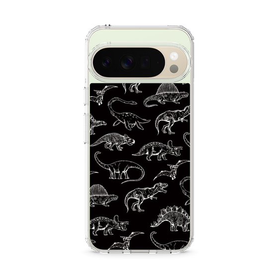Slim Protection Case［ Dinosaurs No.2 - Black ］
