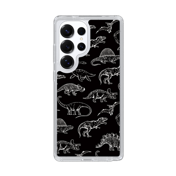 Slim Protection Case［ Dinosaurs No.2 - Black ］
