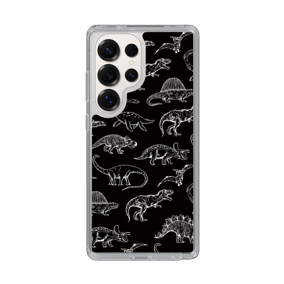 Slim Protection Case［ Dinosaurs No.2 - Black ］