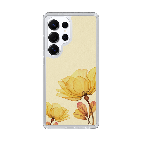 Slim Protection Case［ Natural Flower - Yellow ］