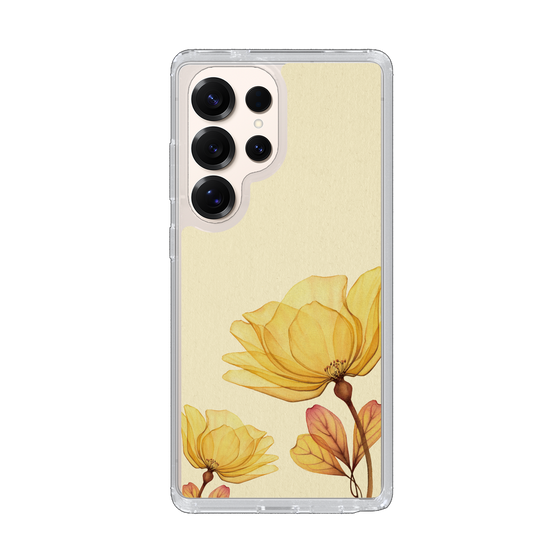 Slim Protection Case［ Natural Flower - Yellow ］