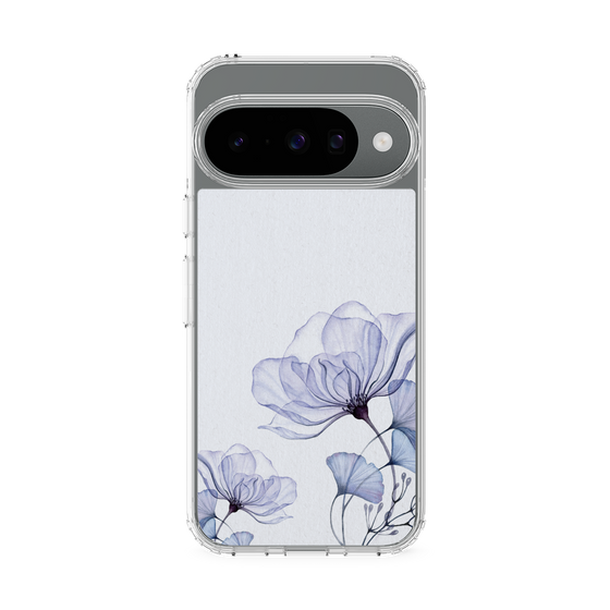 Slim Protection Case［ Natural Flower - blue ］