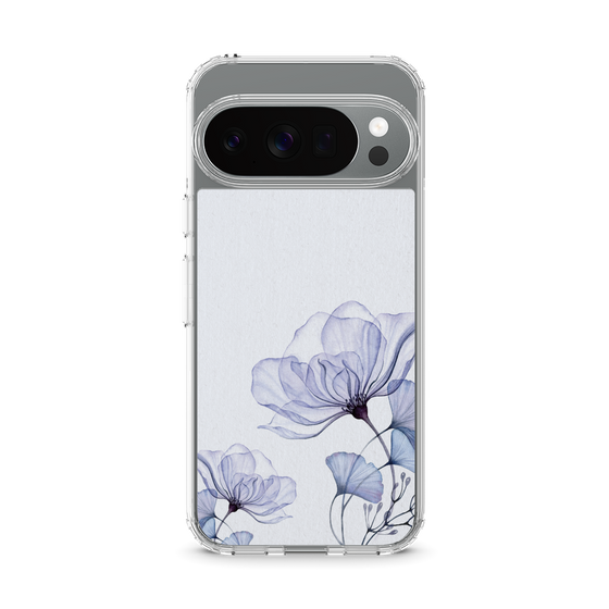 Slim Protection Case［ Natural Flower - blue ］