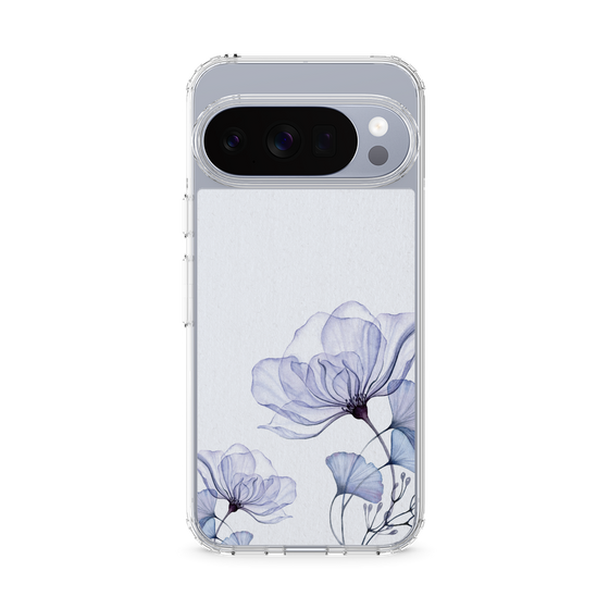 Slim Protection Case［ Natural Flower - blue ］