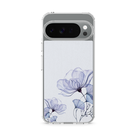 Slim Protection Case［ Natural Flower - blue ］
