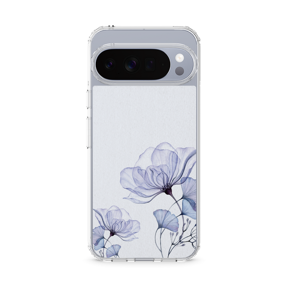 Slim Protection Case［ Natural Flower - blue ］