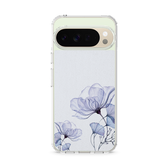 Slim Protection Case［ Natural Flower - blue ］