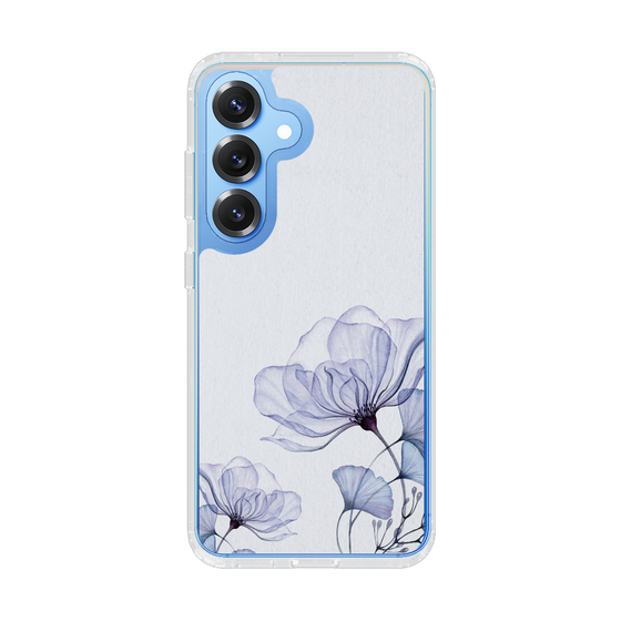 Slim Protection Case［ Natural Flower - blue ］