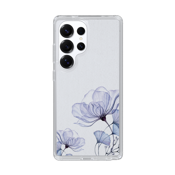Slim Protection Case［ Natural Flower - blue ］
