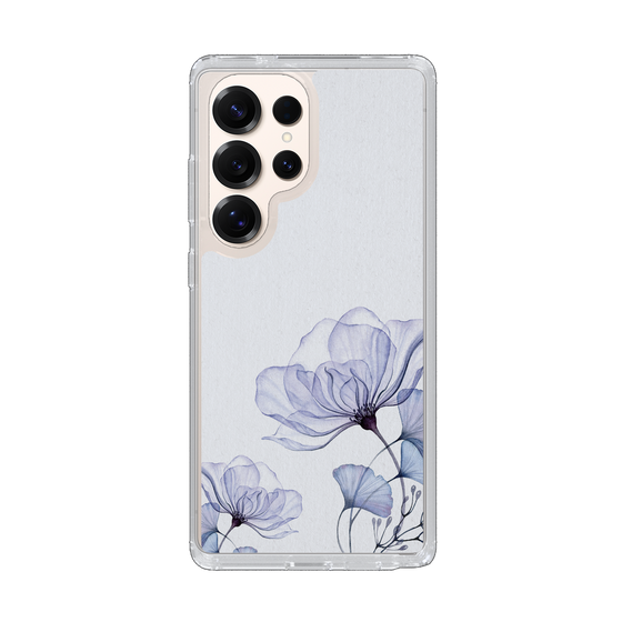 Slim Protection Case［ Natural Flower - blue ］