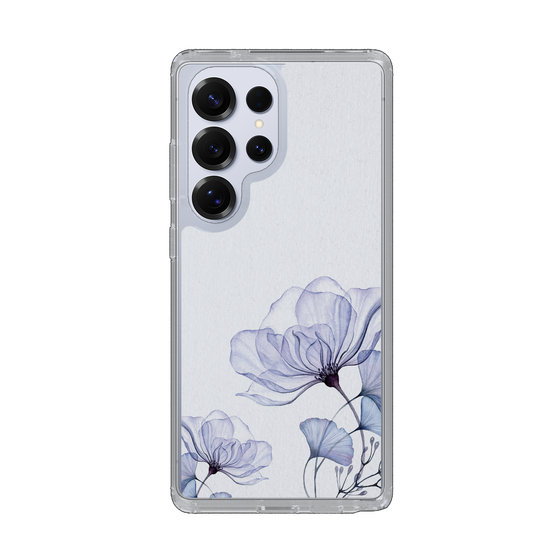 Slim Protection Case［ Natural Flower - blue ］