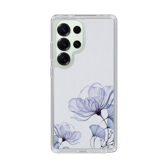 Slim Protection Case［ Natural Flower - blue ］