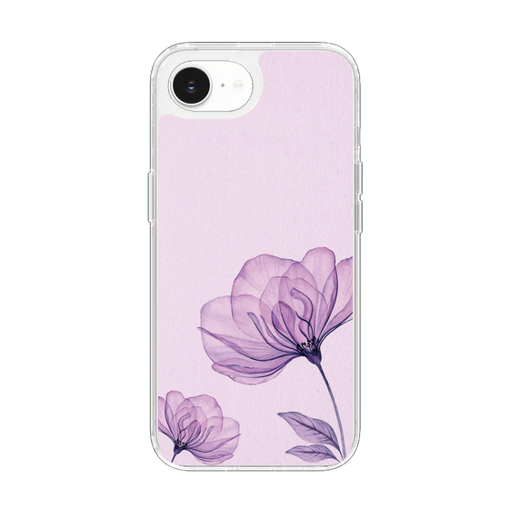 Slim Protection Case［ Natural Flower - Purple ］