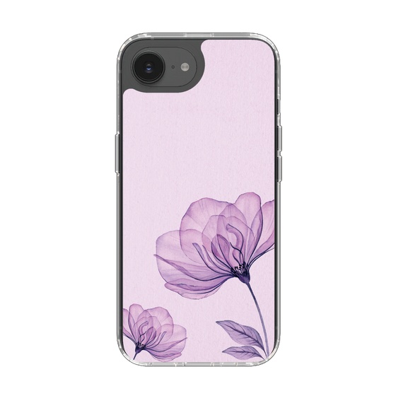 Slim Protection Case［ Natural Flower - Purple ］