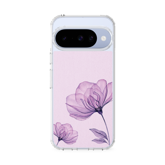 Slim Protection Case［ Natural Flower - Purple ］