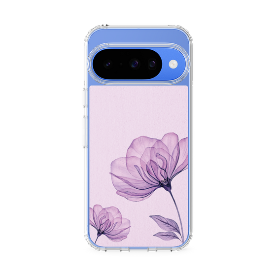 Slim Protection Case［ Natural Flower - Purple ］